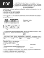 Lista de Exercícios - ACÚSTICA