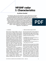 Kuschel, H. - VHF - UHF Radar. 1. Characteristics