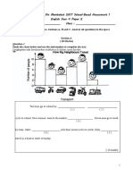 SJK (C) Pei Yin Membakut 2017 School-Based Assessment 1 English Year 4 Paper 2 Name: - Class