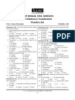 1 WBCS PRE EXAM Practice Set 1 1 13