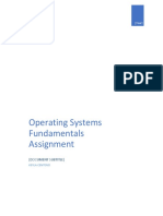 Operating Systems Fundamentals Assignment: (Document Subtitle)