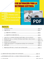 Extracto de Saturación para La Conductividad Eléctrica.
