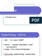 Epidemiologi Pendahuluan