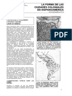  La Forma de Las Ciudades Coloniales en Hispanoamerica