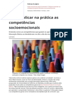 Como Aplicar Na Pratica As Competencias Socioemocionais