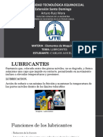 Exposicion Sobre Tipos de Lubricantes