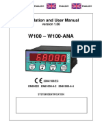 User Manual W100 PDF