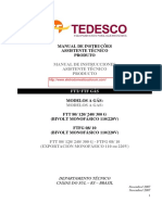 Forno A Gas Tedesco Modelo FTT 80 120 240 300G FTFG 08 10 PDF