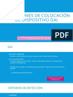 Indicaciones de Colocación de Dispositivo Dai