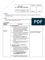 PC-HSB-02 Safety Safe Work Practice