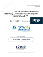 Proceedings of The Southern European Veterinary Conference and Congreso Nacional AVEPA