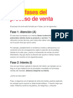 Las 4 Fases Del Proceso de Venta