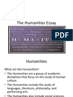 1101 Humanities Essay