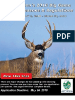 Washington 2010 Big Game Hunting Seasons & Rules