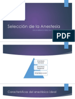 Selección de La Anestesia