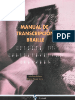 Manual de Transcripción Braille (ONCE)