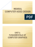 ME6501 Computer Aided Design ME6501 Computer Aided Design