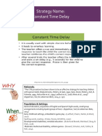 Constant Time Delay Handout