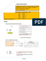 Analisis Sismico Estatico X-X