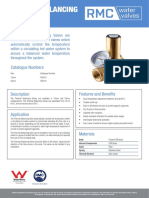 RMC Thermal Balancing Valves