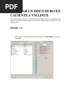 Agregar Un Disco Duro en Caliente A VM Linux