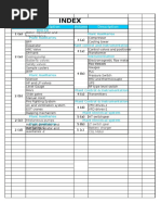 O&M Index - Sample