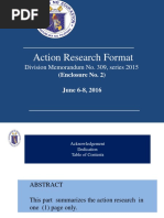 Action Research Format 1