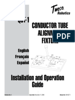 Conductor Tube Alignment Fixture qct-1: English Français Español