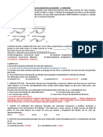 Lista de Exercícios de Revisão Sobre Ondas