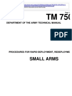 Procedures For Rapid Deployment, Redeployment, and Retrograde Small Arms