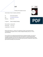 Current and Future Impact of 3D Printing On The Separation Sciences