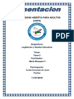 Tarea 2 de Legislacion Educativa