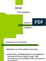 Fruit Desserts: Jesmar H. Mentoy Ahrm2-H