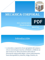 Mecánica Corporal