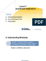 Lesson 7 - Developing Modular Applications