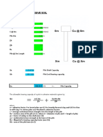 Bore Pile Design in Sand