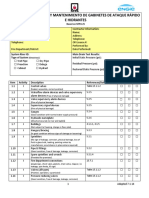 Inspección, Pruebas, Y Mantenimiento de Gabinetes de Ataque Rápido E Hidrantes