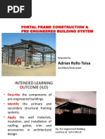 Adrian Rollo Toisa: Portal Frame Construction & Pre Engineered Building System