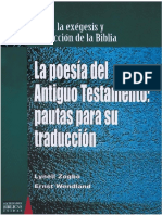 La Poesía Del Antiguo Testamento