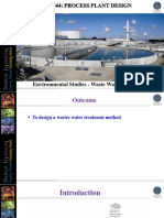 LECTURE - 18 - CDB 3044 - Environmental Studies - Waste Water Treatment
