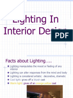 Lighting in Interior Design