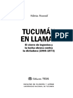 Nassif, Silvia. Tucumán en Llamas... Pp. 21-35