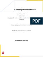 S1 - Tarea 1 Análisis, Relación Entre Moral, Ética y Conciencia