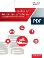 Control de Costos en Alimentos y Bebidas Oracle