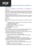 Unit 4 Comparative & Superlative (Los Comparativos y Superlativos)