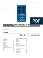 TC Electronic Flashback Delay Manual English PDF