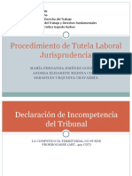 Jurisprudencia-Tutela Laboral