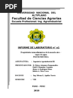 Psicrometria Report