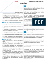 (Direito Administrativo - Cespe - Administração Direta - Parte 2) PDF