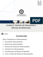  Gestion de Almacenes y Manejo de Materiales